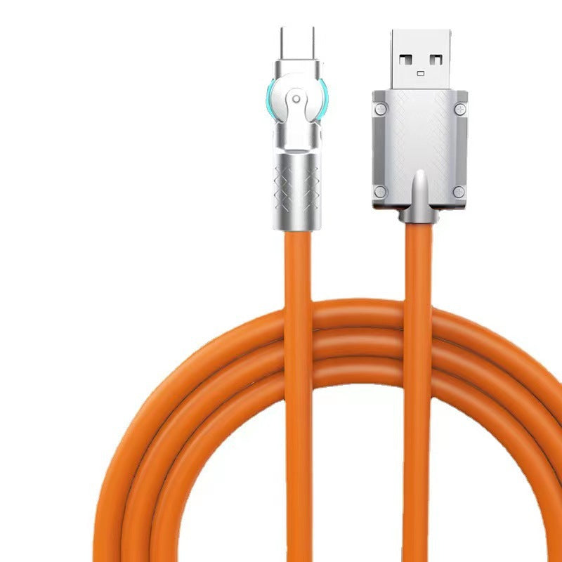 ⌛limited-time 50% off🔥120W 3 in 1 Rotating Elbow Fast Charging Data Cable⚡