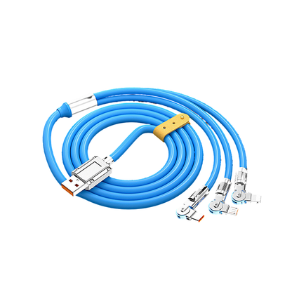 ⌛limited-time 50% off🔥120W 3 in 1 Rotating Elbow Fast Charging Data Cable⚡