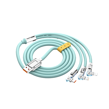 ⌛limited-time 50% off🔥120W 3 in 1 Rotating Elbow Fast Charging Data Cable⚡